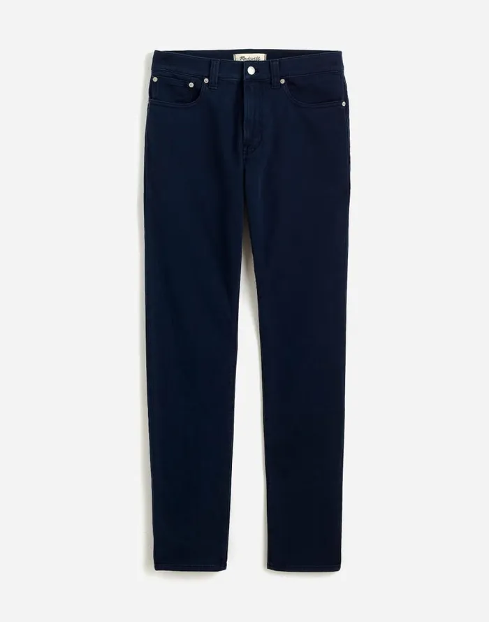 Jeans Men Madewell The Athletic Allday Slim Pant Deep Indigo