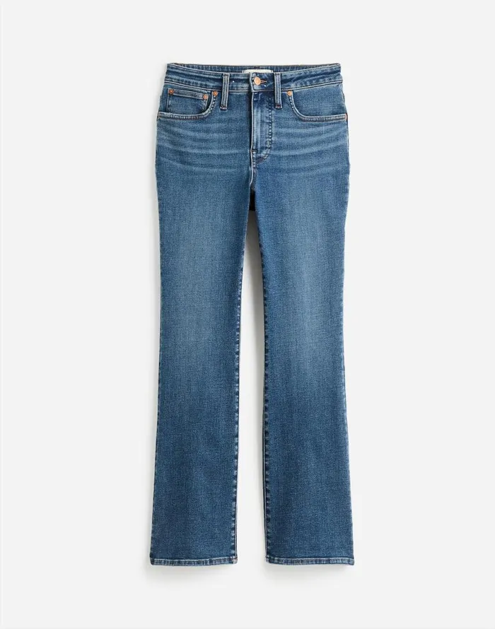 Jeans Women Madewell Curvy Kick Out Crop Jeans In Lenoir Wash Lenoir Wash