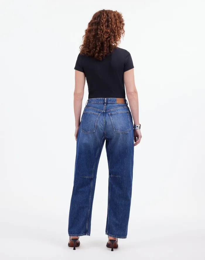 Jeans Women Madewell The Curvy Darted BarrelLeg Jean In Irmo Wash Irmo Wash