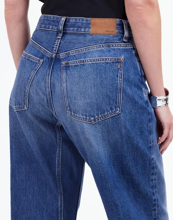 Jeans Women Madewell The Curvy Darted BarrelLeg Jean In Irmo Wash Irmo Wash