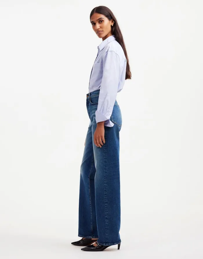 Jeans Women Madewell The Perfect Vintage WideLeg Jean Lavaca Wash