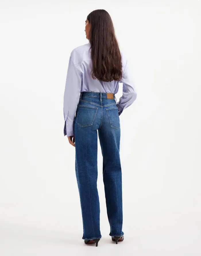 Jeans Women Madewell The Perfect Vintage WideLeg Jean Lavaca Wash