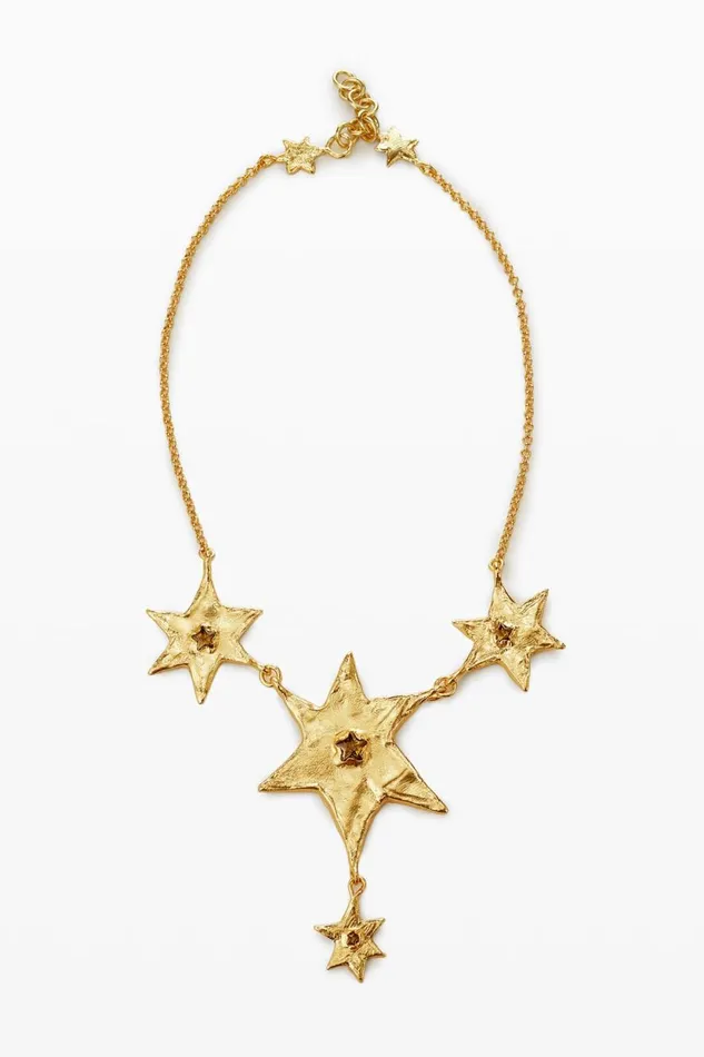 Jewelry Women Desigual Zalio Chain Necklace With Hanging Stars Materialfinishes Jewelry Women Desigual Zalio Chain Necklace With Hanging Stars Materialfinishes