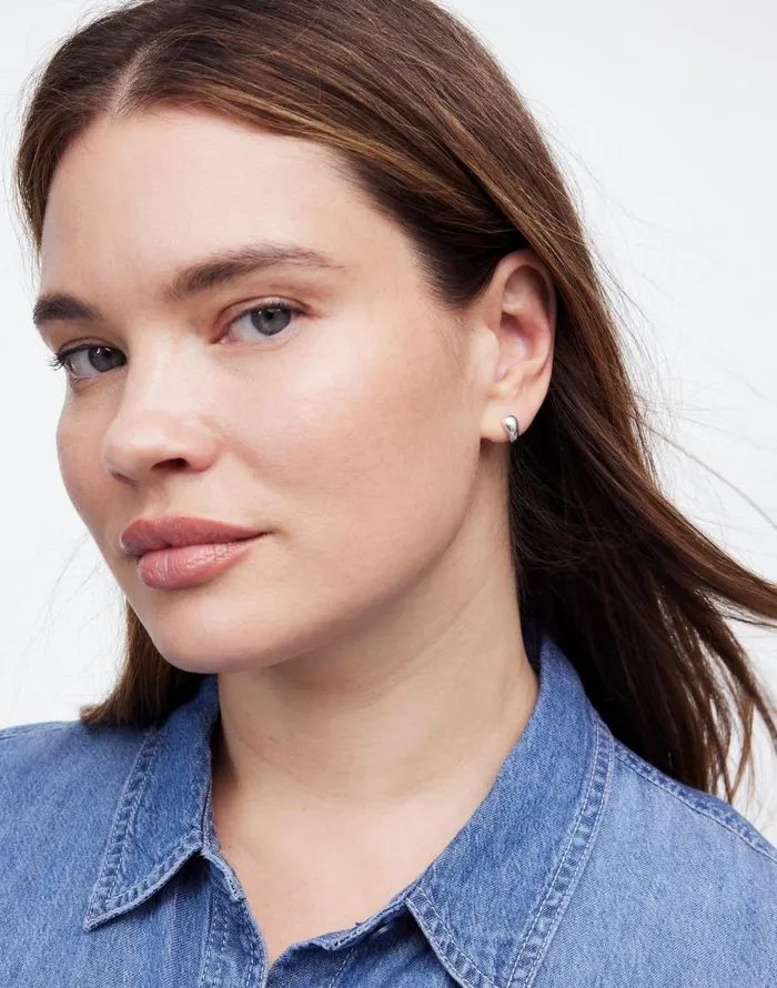 Jewelry Women Madewell DemiFine Chunky Bubble Mini Stud Earring Sterling Silver
