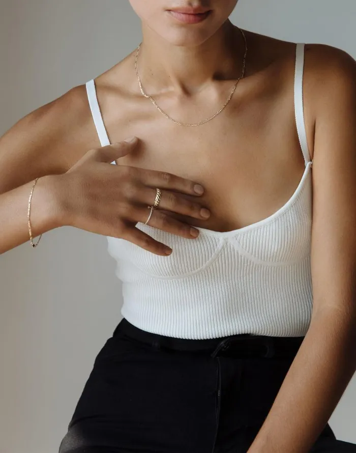 Jewelry Women Madewell Kinn 14k Gold Kyle Figaro Chain Necklace Gold
