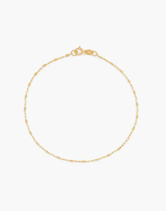 Jewelry Women Madewell Kinn Diamond Cut Rolo Chain Bracelet Gold