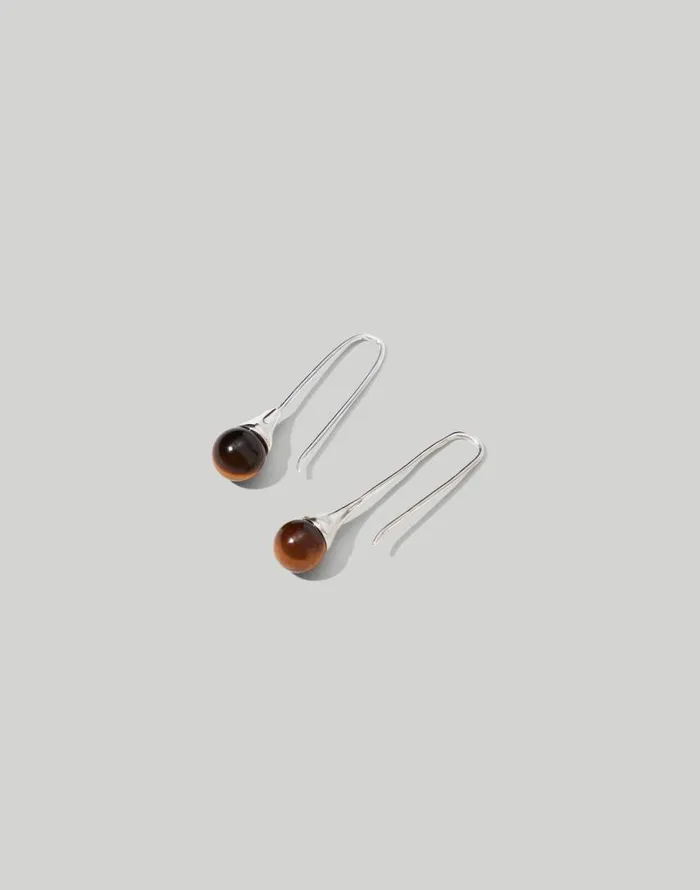 Jewelry Women Madewell Maslo Jewelry Collette Long Earrings Silver