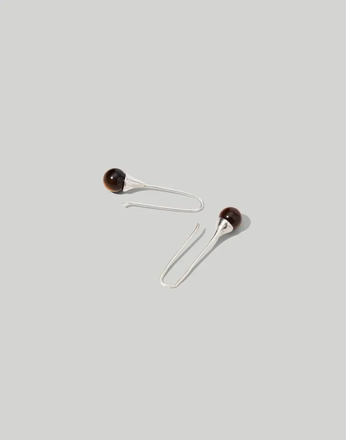 Jewelry Women Madewell Maslo Jewelry Collette Long Earrings Silver
