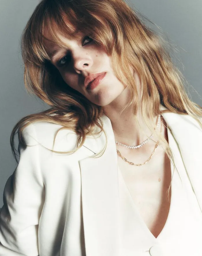 Jewelry Women Madewell Paperclip Chain Necklace Vintage Gold
