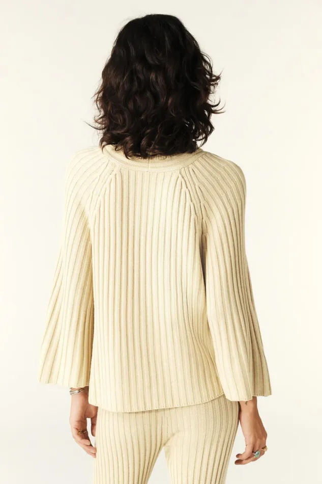 Jumper Jobert Beige Women Baandsh Sweaters and Cardigans