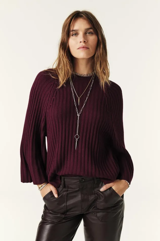 Jumper Jobert Beige Women Baandsh Sweaters and Cardigans