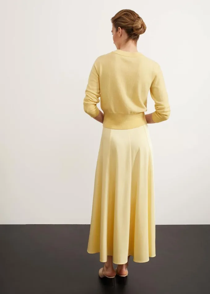 Jumpers and Cardigans Women HOBBS Tresco Wool Cashmere Cardigan Lemon