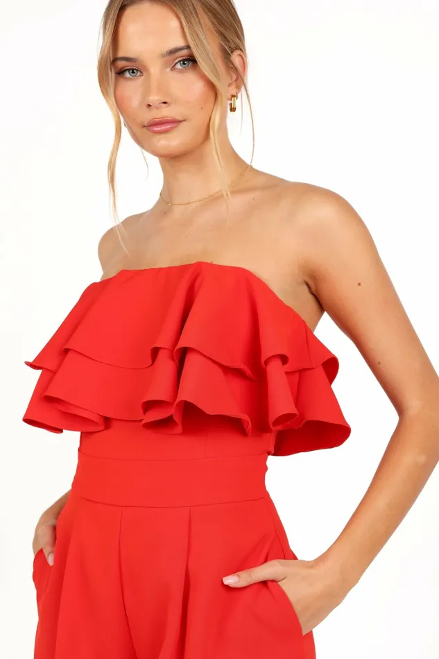 Jumpsuits and Rompers Petal and Pup Women Elliott Romper Red