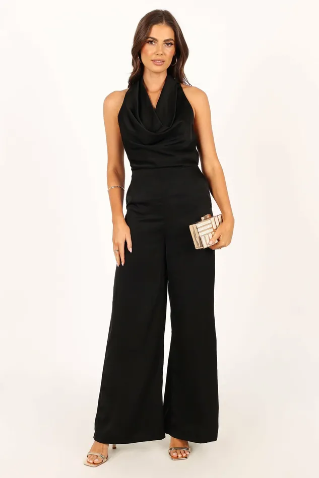 Jumpsuits and Rompers Thomas Jumpsuit Black 8211 Petal and Pup Women