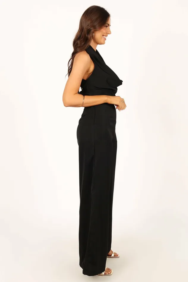Jumpsuits and Rompers Thomas Jumpsuit Black 8211 Petal and Pup Women