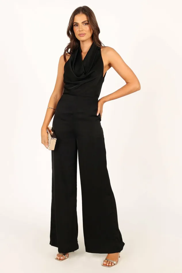 Jumpsuits and Rompers Thomas Jumpsuit Black 8211 Petal and Pup Women