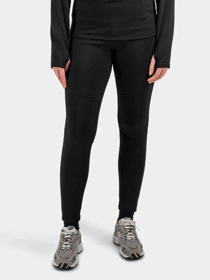 Kajsa Midlayer Pants Black Women Didriksons Walking Trousers