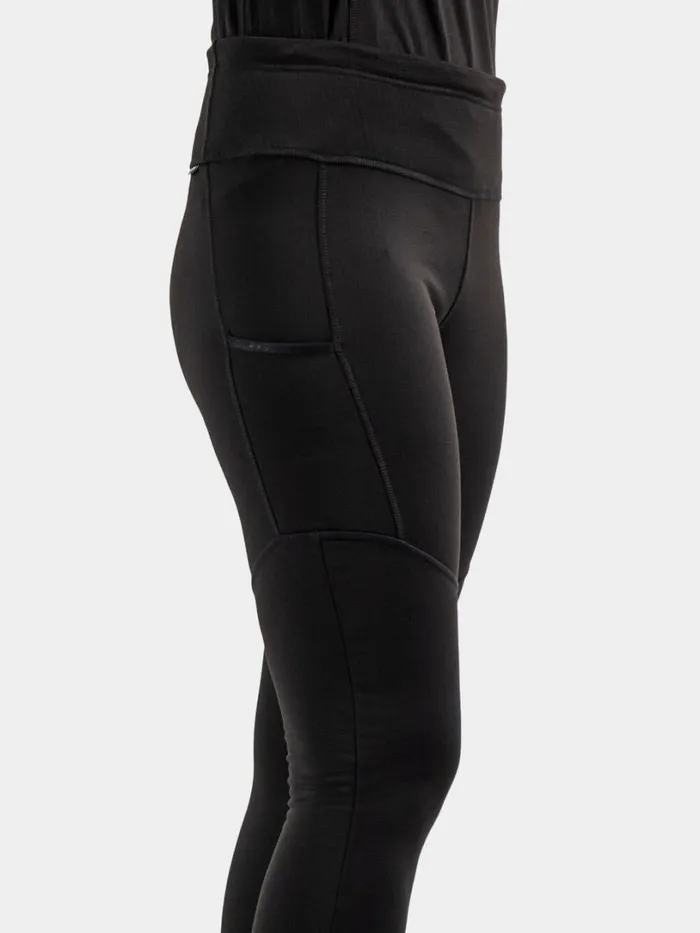 Kajsa Midlayer Pants Black Women Didriksons Walking Trousers Kajsa Midlayer Pants Black Women Didriksons Walking Trousers