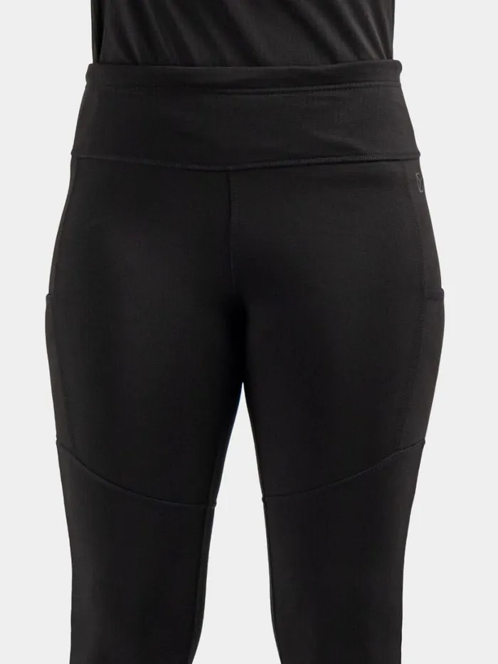 Kajsa Midlayer Pants Black Women Didriksons Walking Trousers Kajsa Midlayer Pants Black Women Didriksons Walking Trousers