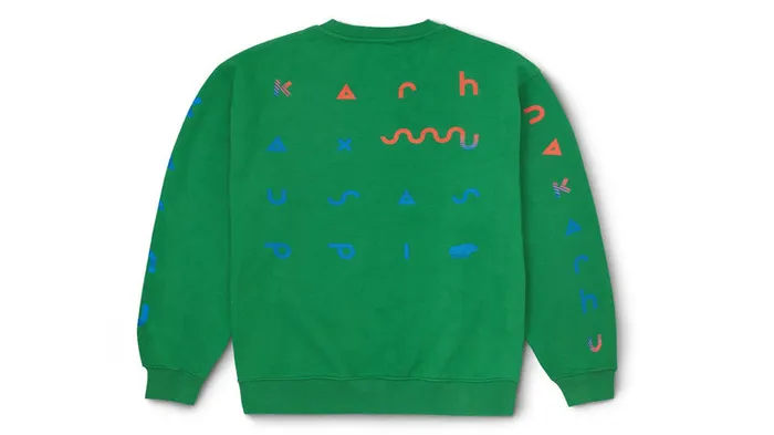 Karhu X Sasu Kauppi Ball Symbol Sweatshirt Amazon Ibi Blue Men Karhu Sweatshirts