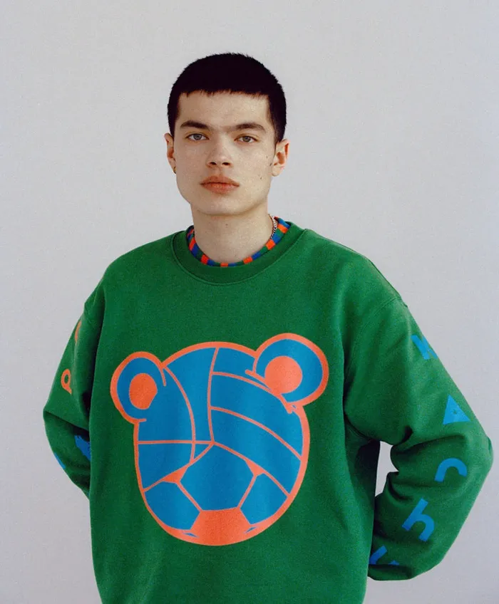 Karhu X Sasu Kauppi Ball Symbol Sweatshirt Amazon Ibi Blue Men Karhu Sweatshirts