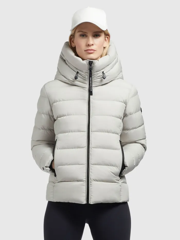 KHUJO Jacke ADEVA MATT Hellgrau Hellgrau Women Puffer Jackets