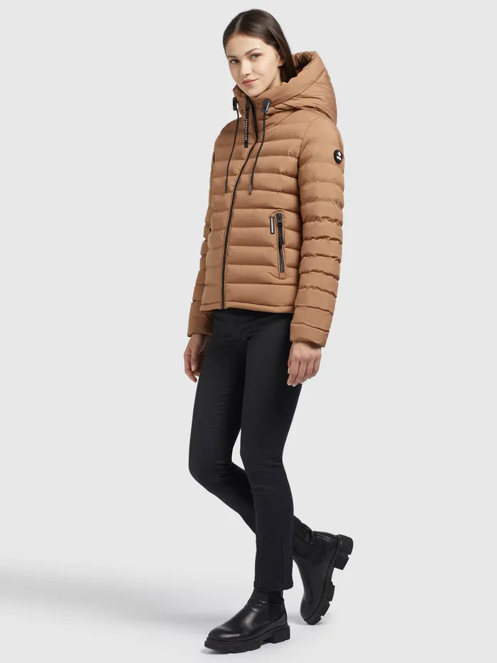 KHUJO Jacke LOVINA3 MATT Beige Beige Women Quilted Jackets