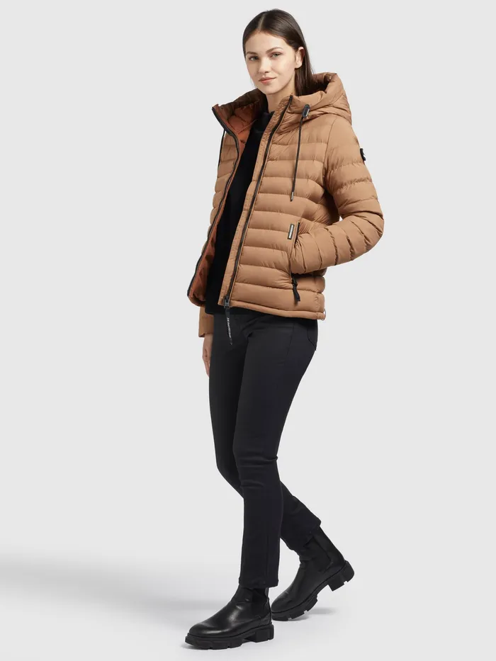 KHUJO Jacke LOVINA3 MATT Beige Beige Women Quilted Jackets