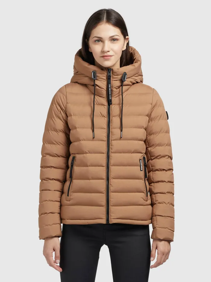 KHUJO Jacke LOVINA3 MATT Beige Beige Women Quilted Jackets