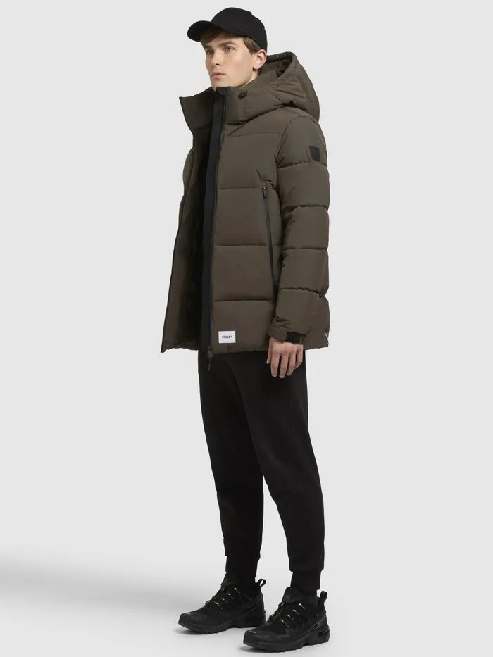 KHUJO Jacke ROAN Khaki Khaki Men Puffer Jackets