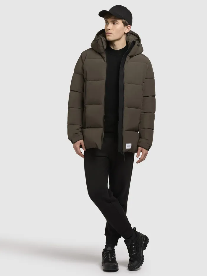 KHUJO Jacke ROAN Khaki Khaki Men Puffer Jackets