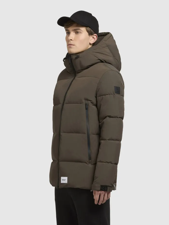 KHUJO Jacke ROAN Khaki Khaki Men Puffer Jackets