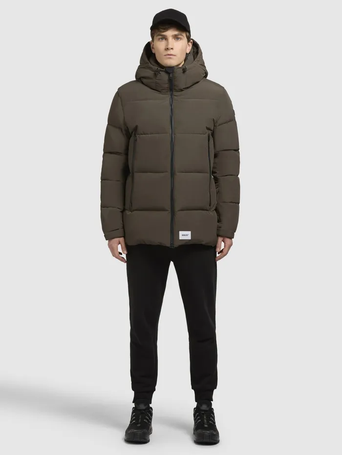 KHUJO Jacke ROAN Khaki Khaki Men Puffer Jackets