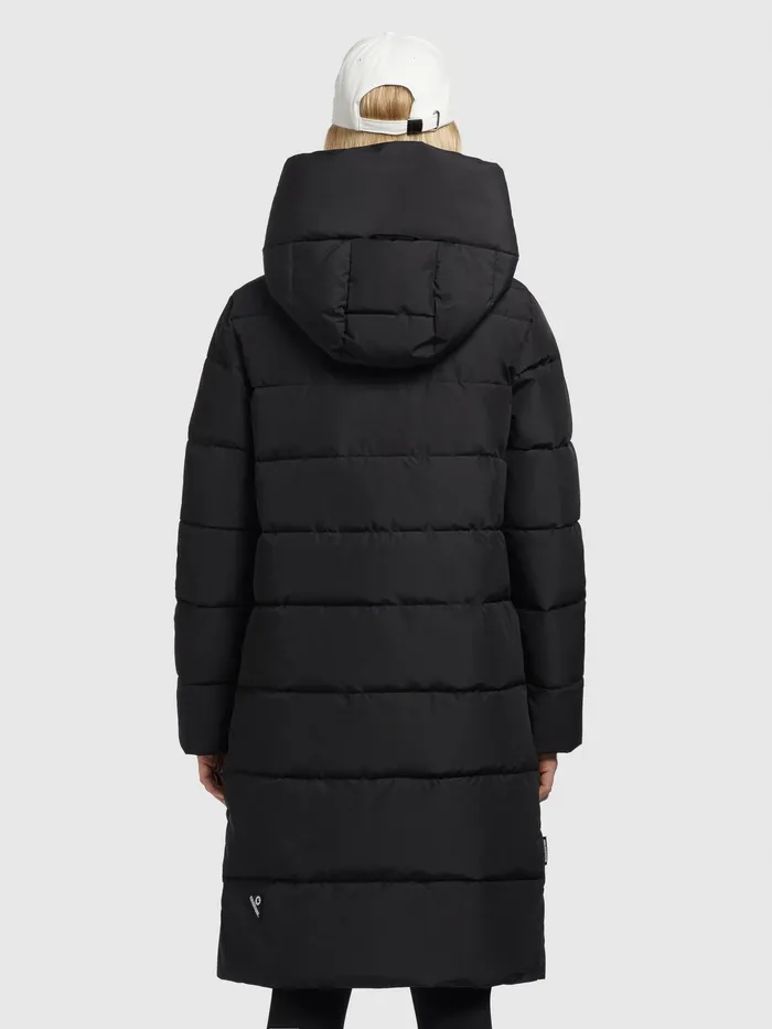 KHUJO Mantel JILIAS4 Schwarz Schwarz Women Quilted Coats