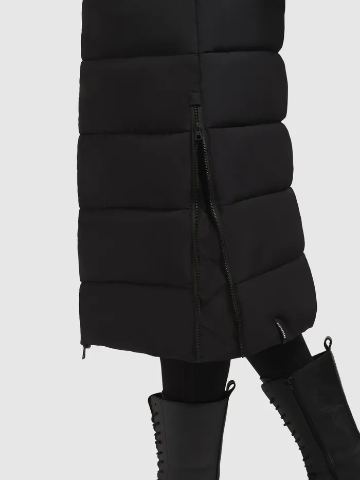 KHUJO Puffer Coats Women Mantel DERIA3 Schwarz Schwarz