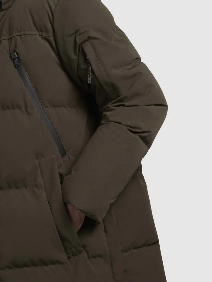 KHUJO Puffer Jackets Men Jacke DOYLE Khaki Khaki