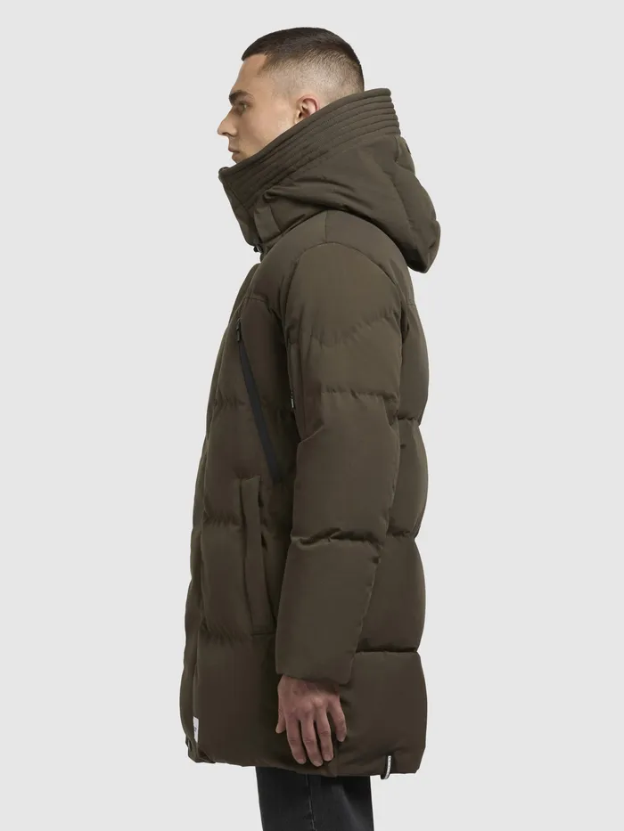 KHUJO Puffer Jackets Men Jacke DOYLE Khaki Khaki