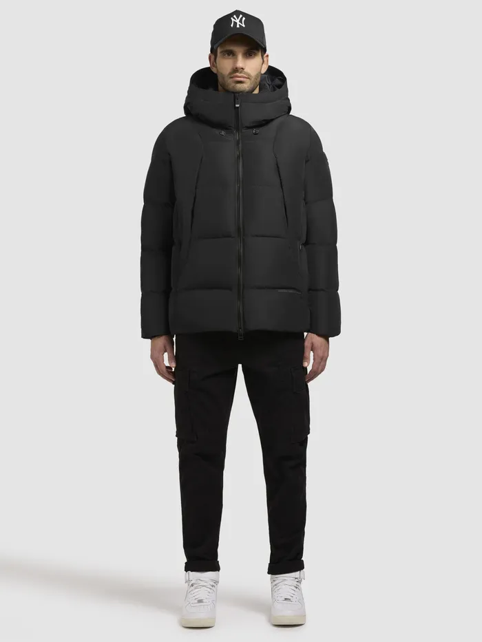 KHUJO Short Jackets Men Jacke GRAMOS Schwarz Schwarz