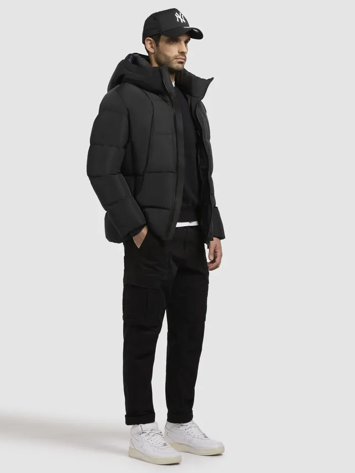 KHUJO Short Jackets Men Jacke GRAMOS Schwarz Schwarz