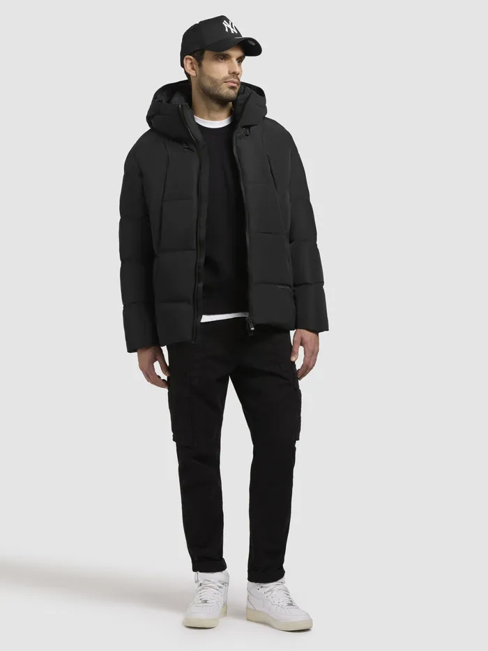KHUJO Short Jackets Men Jacke GRAMOS Schwarz Schwarz