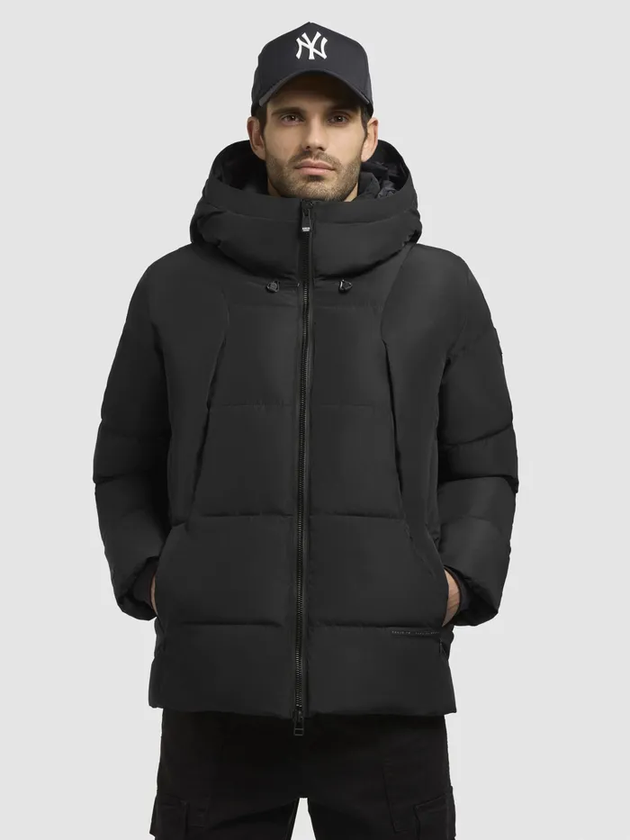 KHUJO Short Jackets Men Jacke GRAMOS Schwarz Schwarz