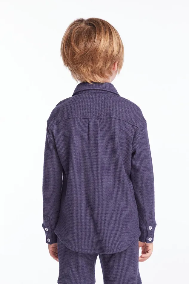 Kids Chaser Brand Boys Boys Avalon Long Sleeve Button Down Collar Shirt