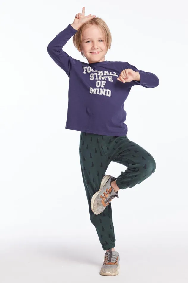 Kids Chaser Brand Boys Football Mind Boys Long Sleeve