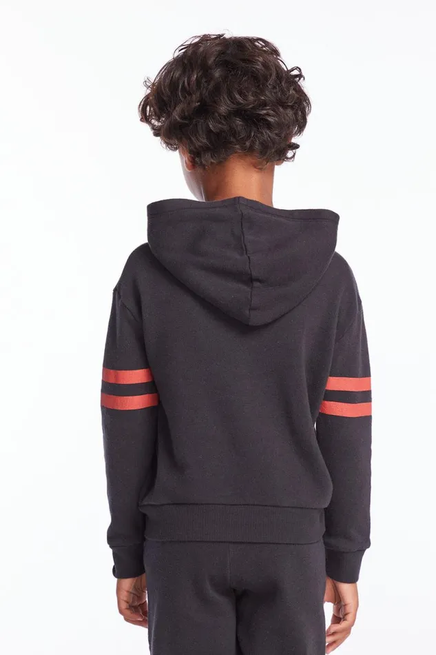 Kids Chaser Brand Boys Red Bolt Boys Pullover Hoodie