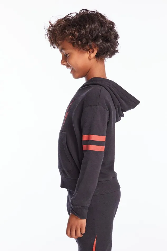 Kids Chaser Brand Boys Red Bolt Boys Pullover Hoodie