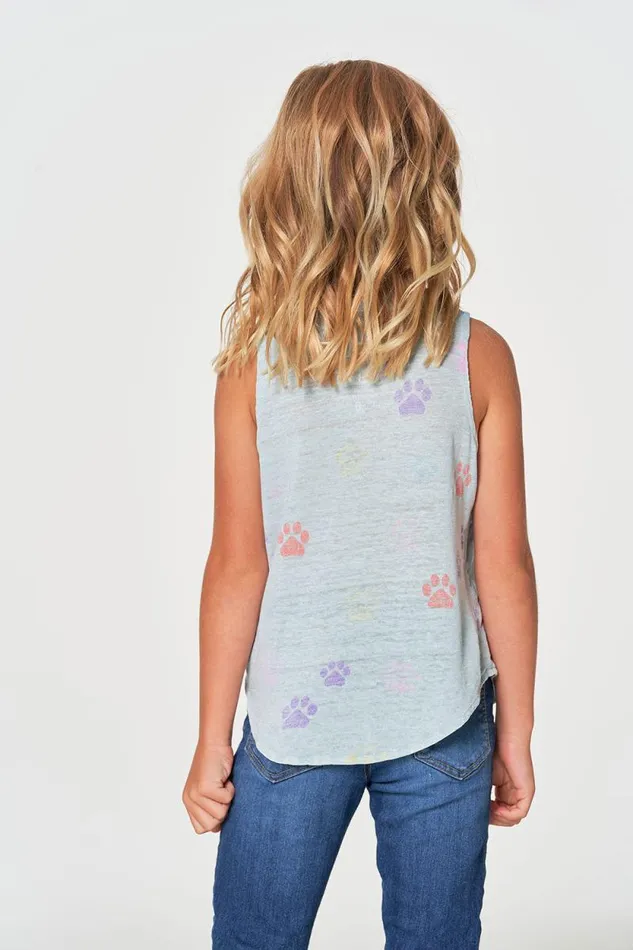 Kids Chaser Brand Girls Dog Charity Tank