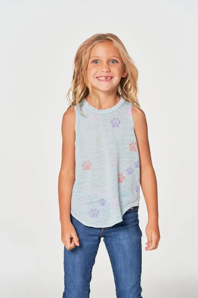 Kids Chaser Brand Girls Dog Charity Tank
