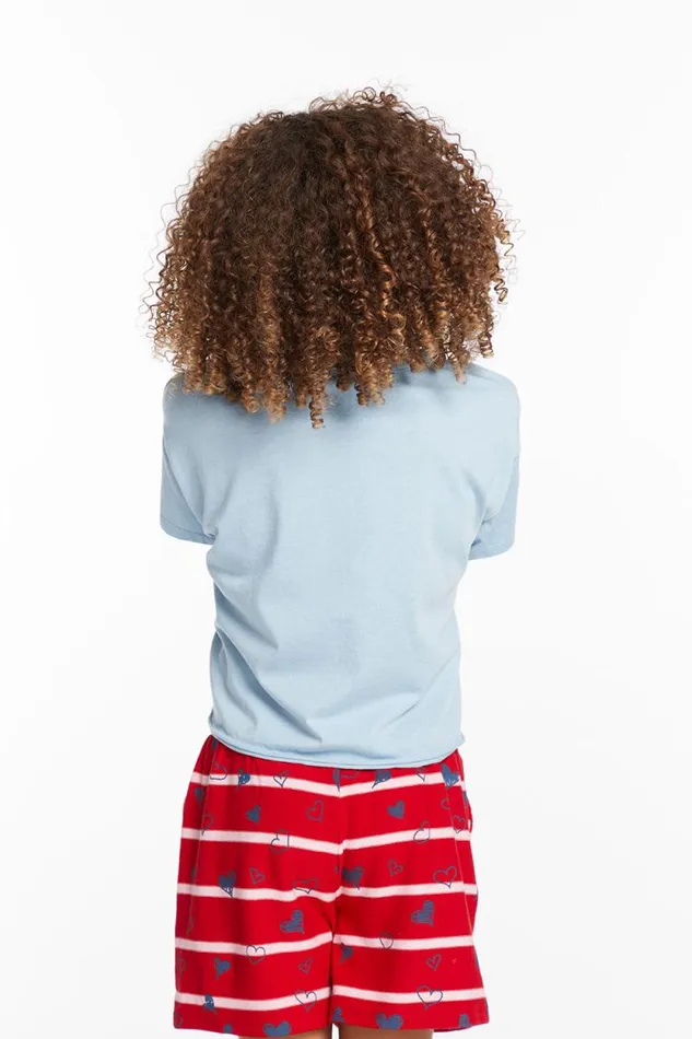 Kids Chaser Brand Girls Flag Girls Tee
