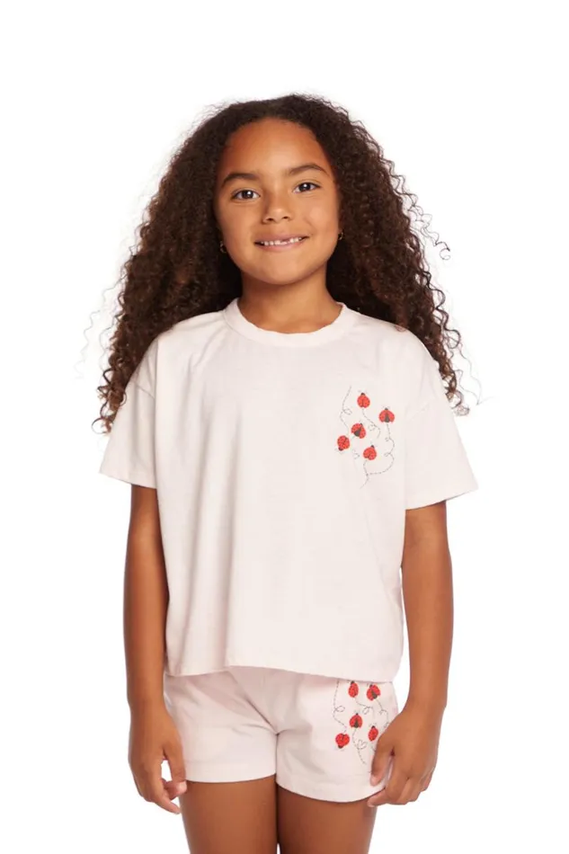 Kids Chaser Brand Girls Ladybugs Girls Tee