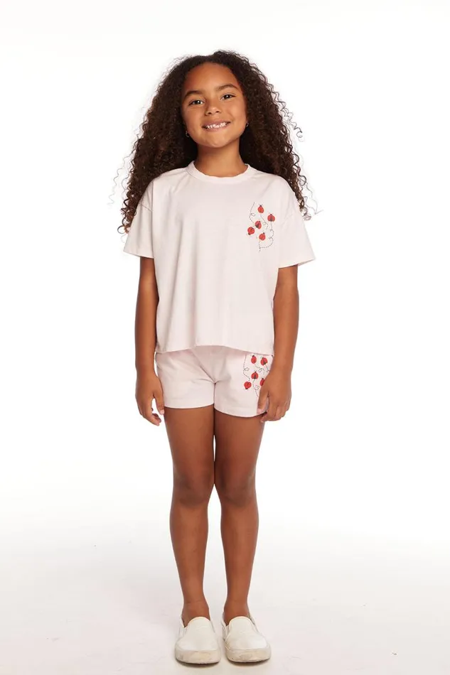 Kids Chaser Brand Girls Ladybugs Girls Tee